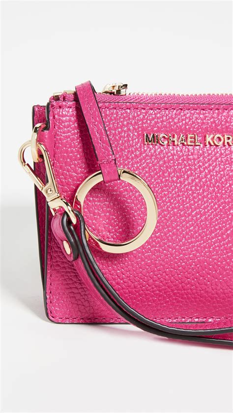 michael michael kors soft pink mercer small coin purse